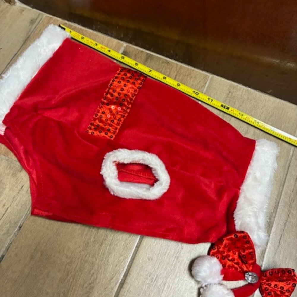 Santa Outfit for Medium sized dog.